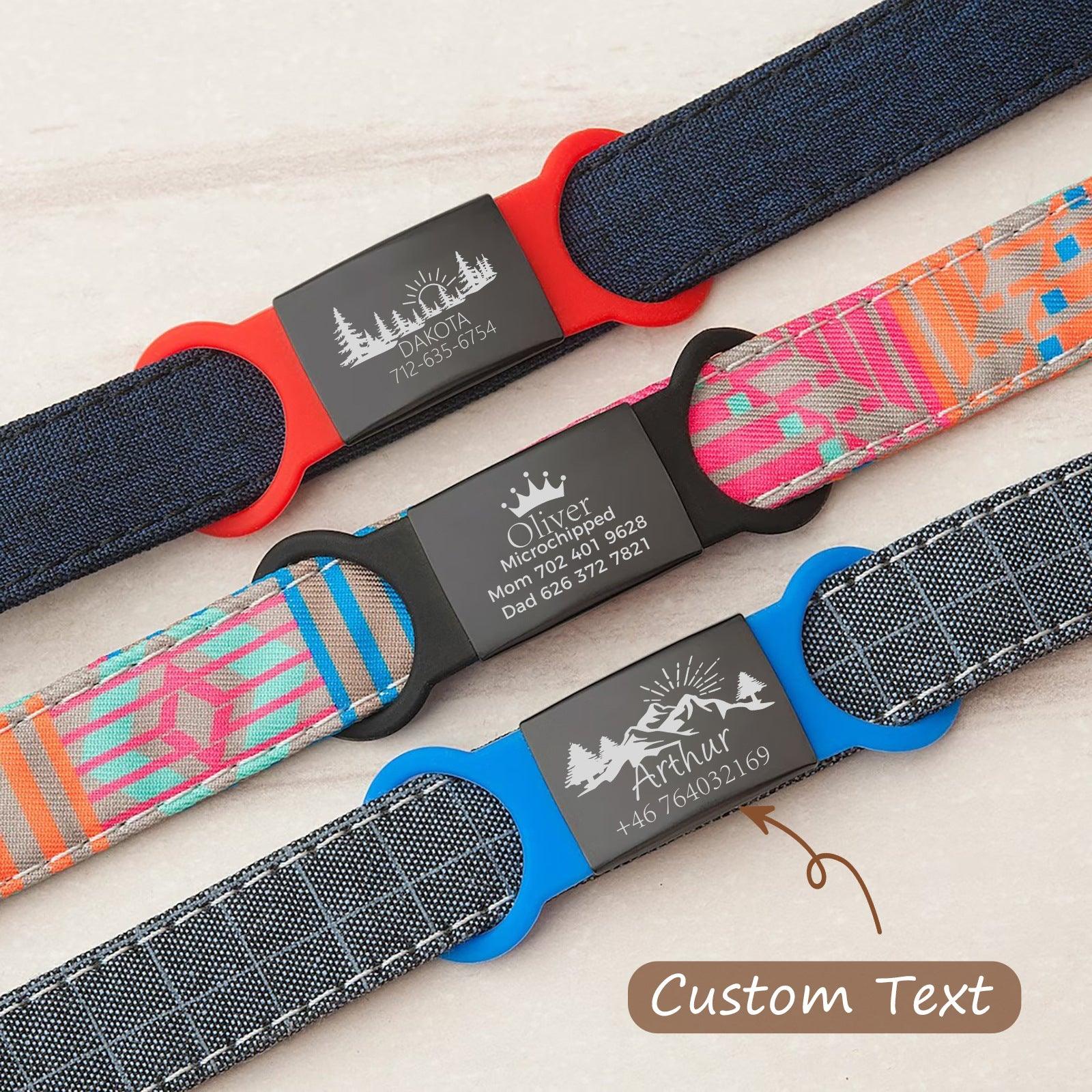 Creative nameplate engraved pet collar collar 791867199279 - COCOMELODY