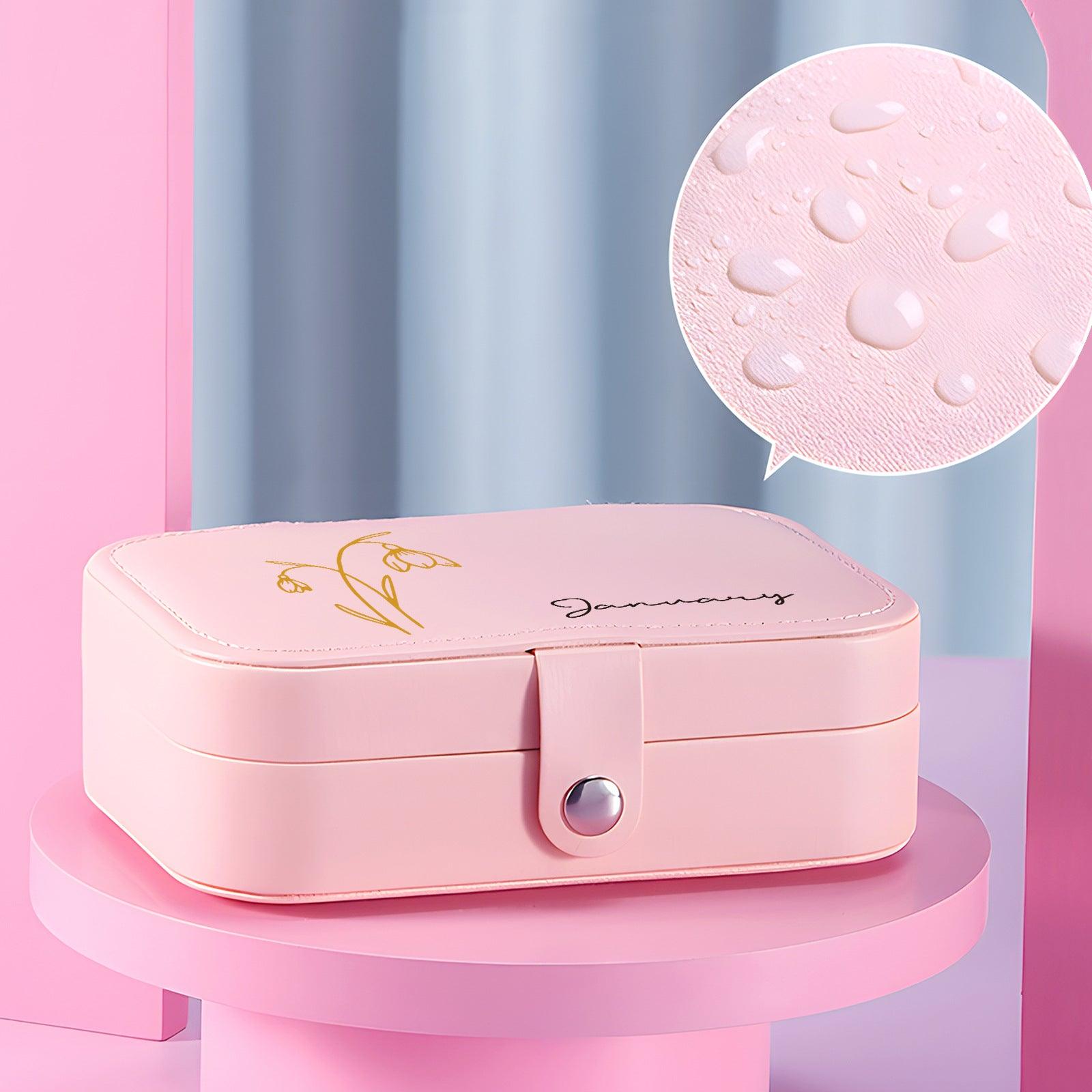 Portable jewelry box Jewelry storage box 781096368794 - COCOMELODY