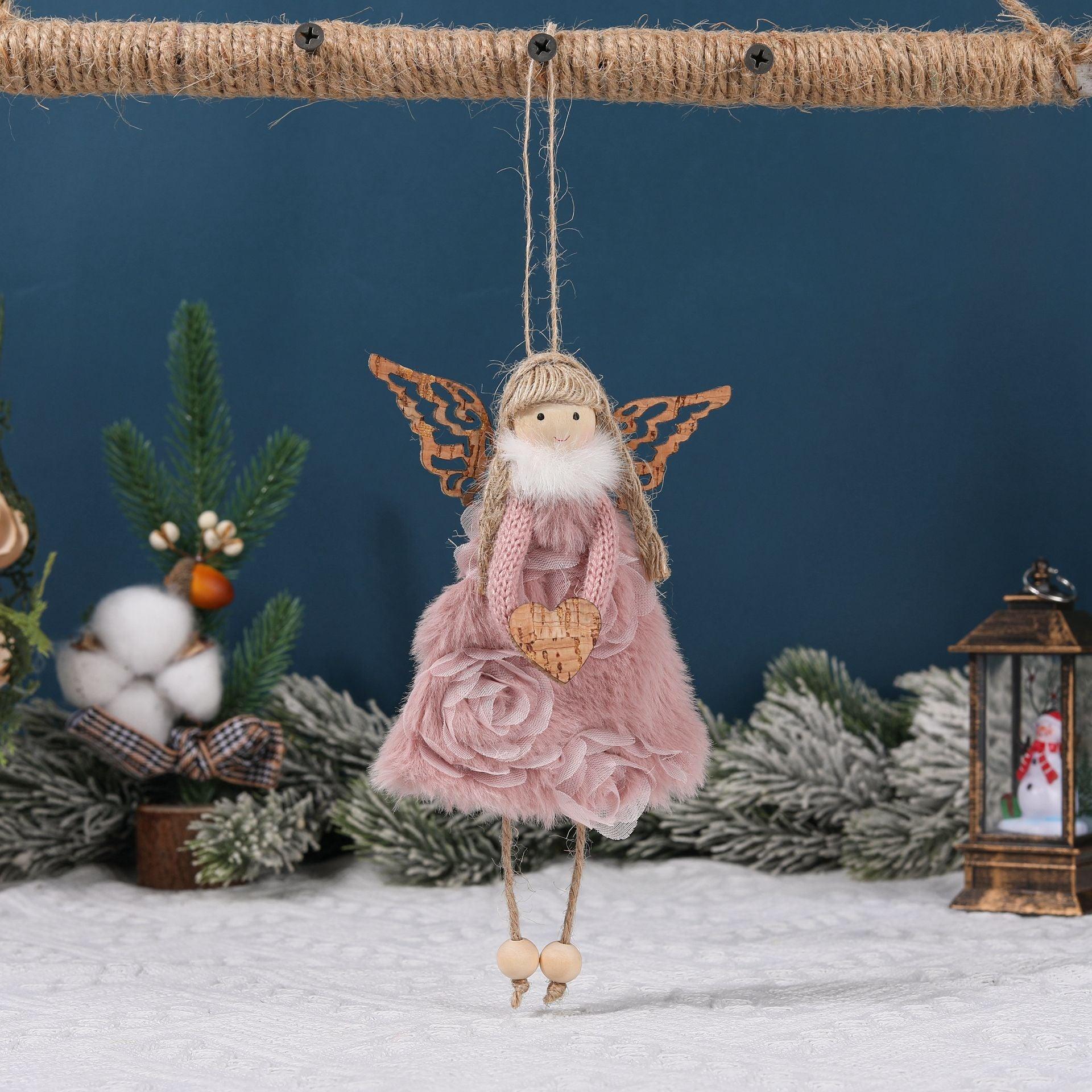 Christmas decoration Creative hanging angel girl 787127274072 - COCOMELODY