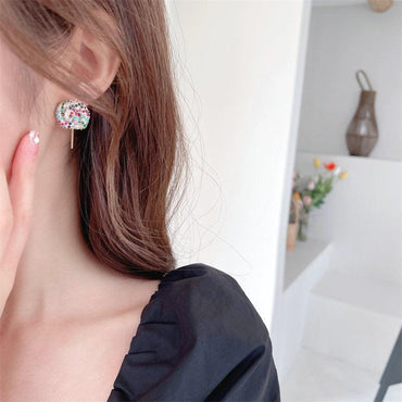Colored lollipop earrings 673817056191 - COCOMELODY