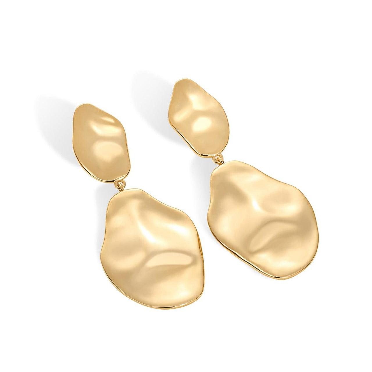 Electroplated drop percussion earrings 817357476571 - COCOMELODY