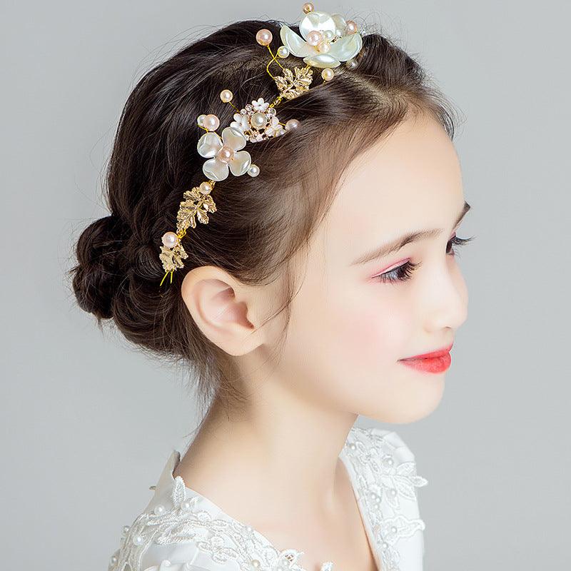 Wedding Hair Accessories for Kids, Flower Girl Hair Accessory, Princess Headpiece Flower Girl Headpiece Accessories for Birthday Party 636703894365 - COCOMELODY