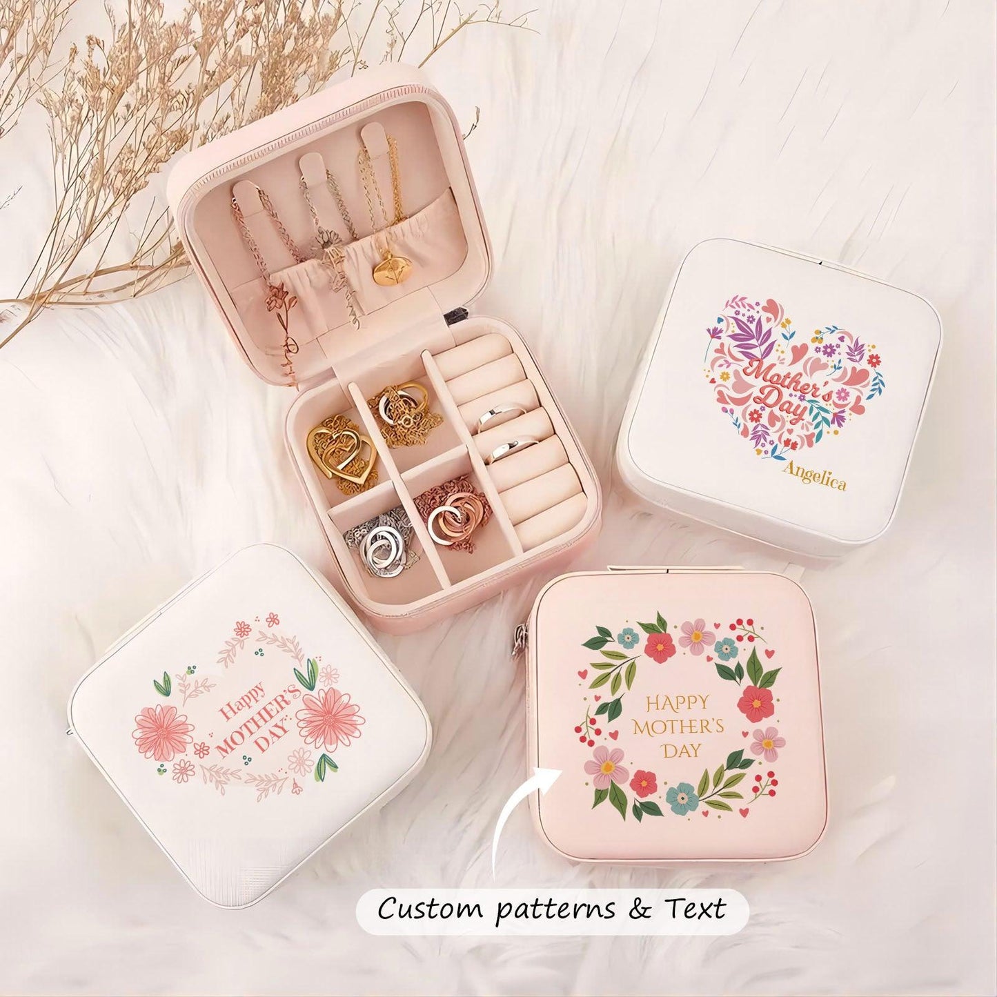 Mini jewelry box Earrings ring storage box 781158977047 - COCOMELODY
