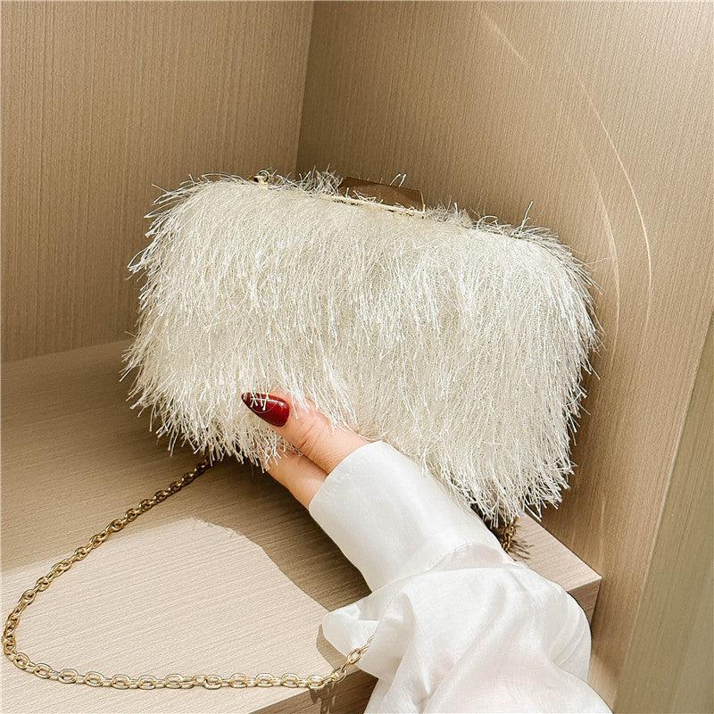 One shoulder hand holding women's bag acrylic bag 738441364695 - COCOMELODY