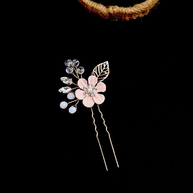 Leaf curly hair comb headwear bride Combs 4 Pieces 737108021960 - COCOMELODY