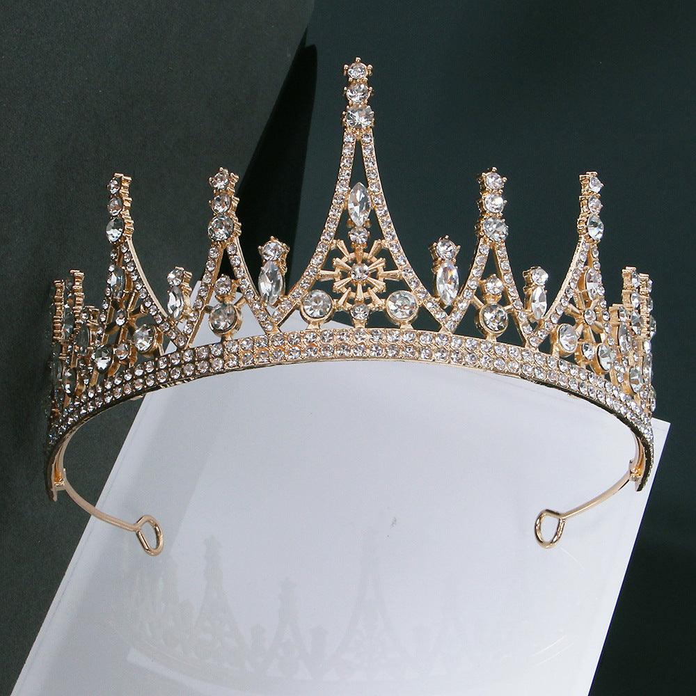 Alloy Crown wedding tiara Wedding honeymoon shoot luxury Princess tiara 651532956730