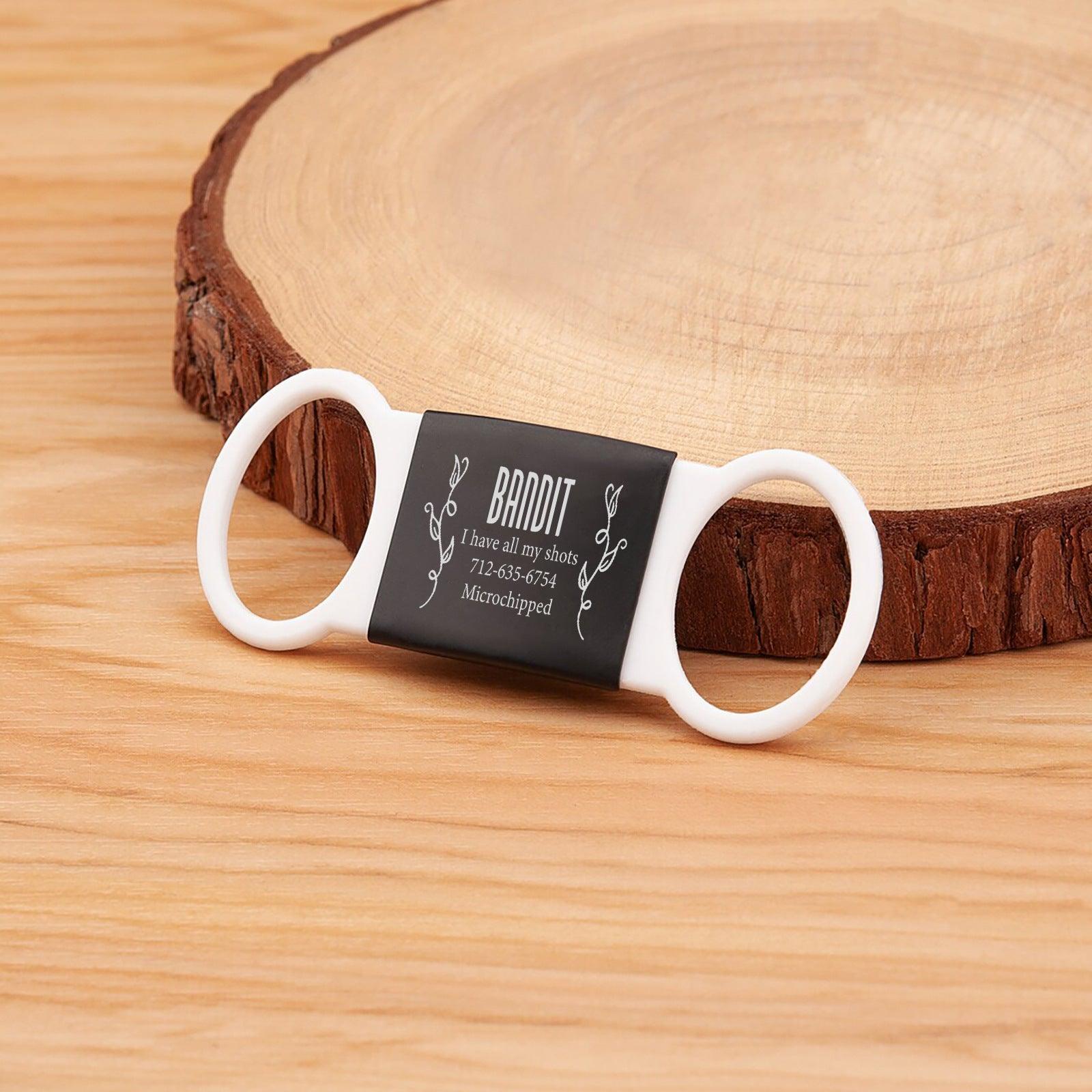 Creative nameplate engraved pet collar collar 791867199279 - COCOMELODY