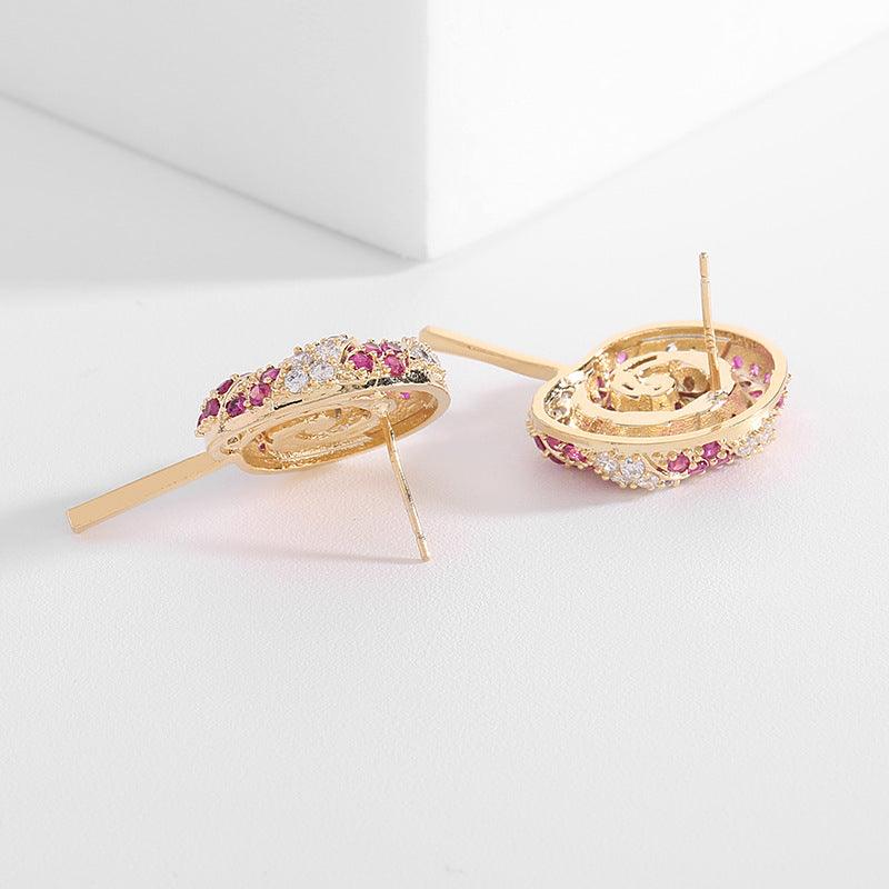 Colored lollipop earrings 673817056191