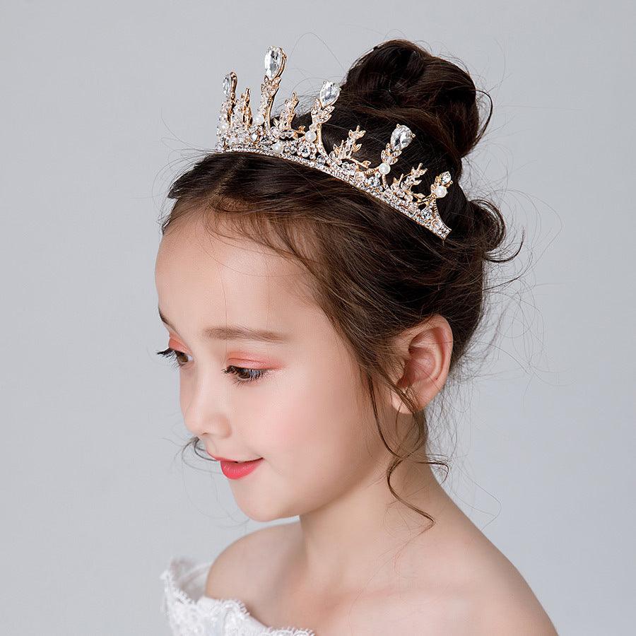 Wedding Hair Accessories for Kids, Flower Girl Hair Accessory, Princess Headpiece Flower Girl Headpiece Accessories for Birthday Party 636457342173 - COCOMELODY