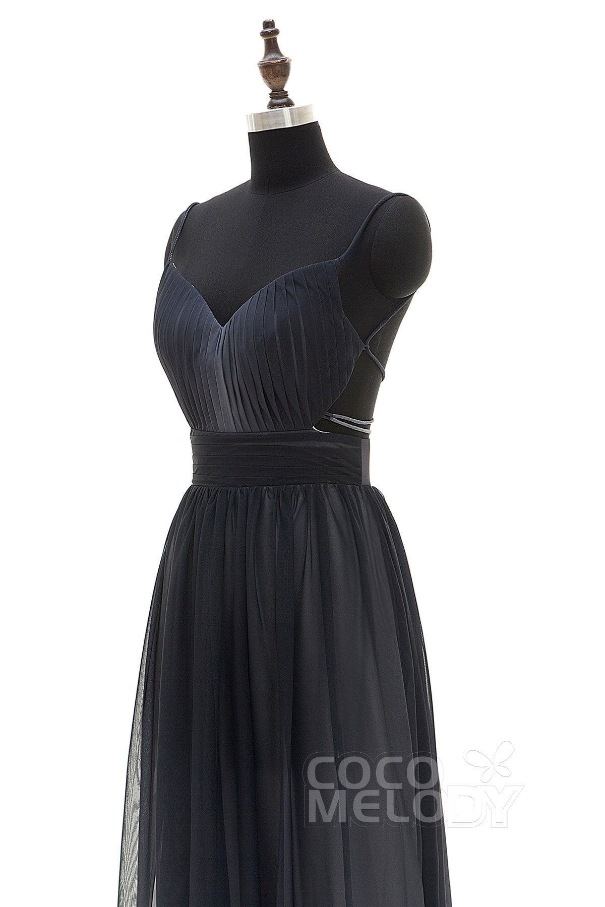 Sheath Floor Length Chiffon Ombre Bridesmaid Dress Formal Dresses PR3268 - COCOMELODY