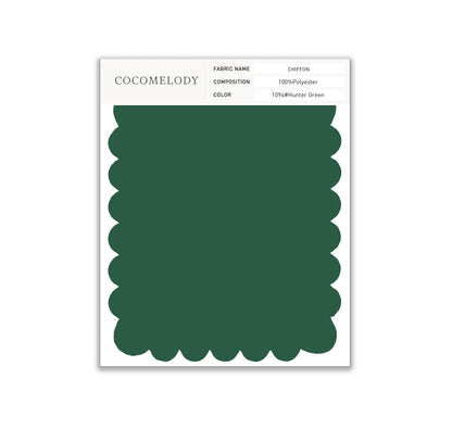 Chiffon Fabric Swatch in Single Color SWCH16001