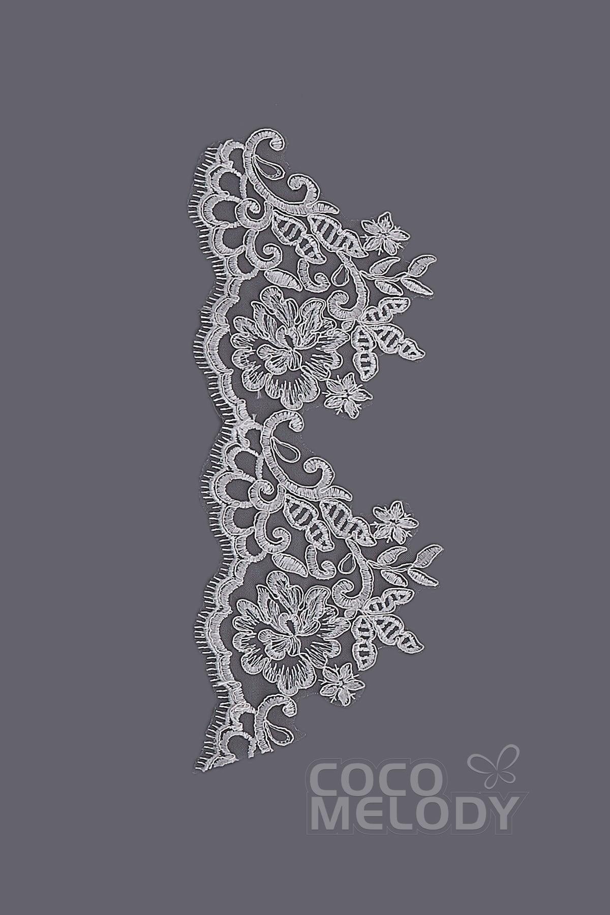 Bridal Gown LWXT16001 Fabric Swatch SWWD18009 - COCOMELODY