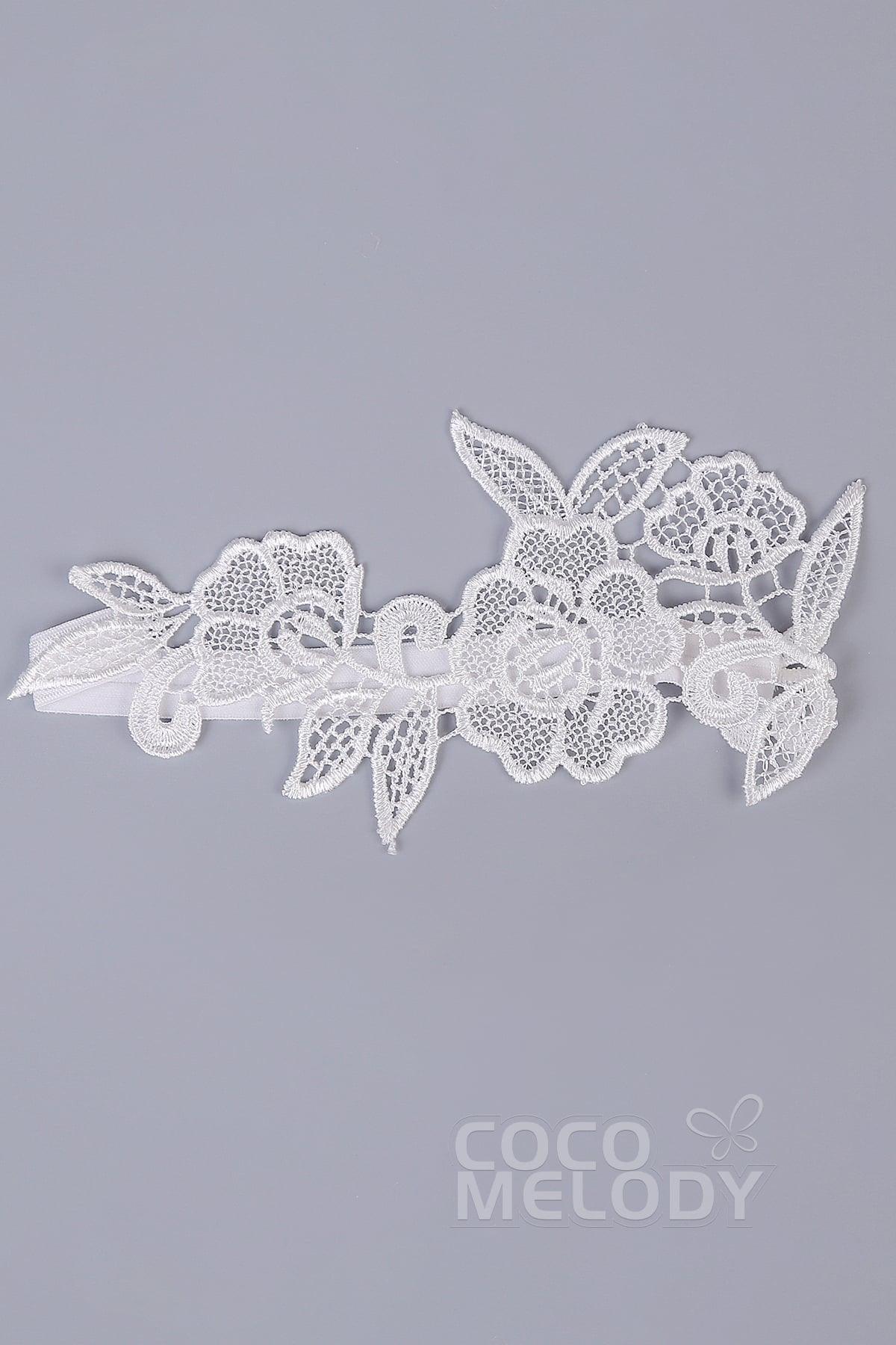 Lace Wedding Garter WD17014 - COCOMELODY