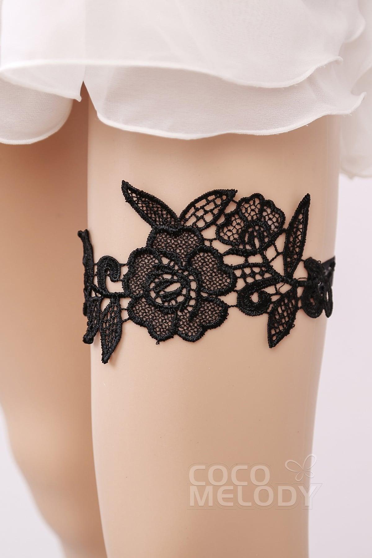 Lace Wedding Garter WD17014 - COCOMELODY