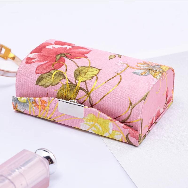 Featured brocade embroidery lipstick case Chinese lipstick case with mirror 563187976000 - COCOMELODY