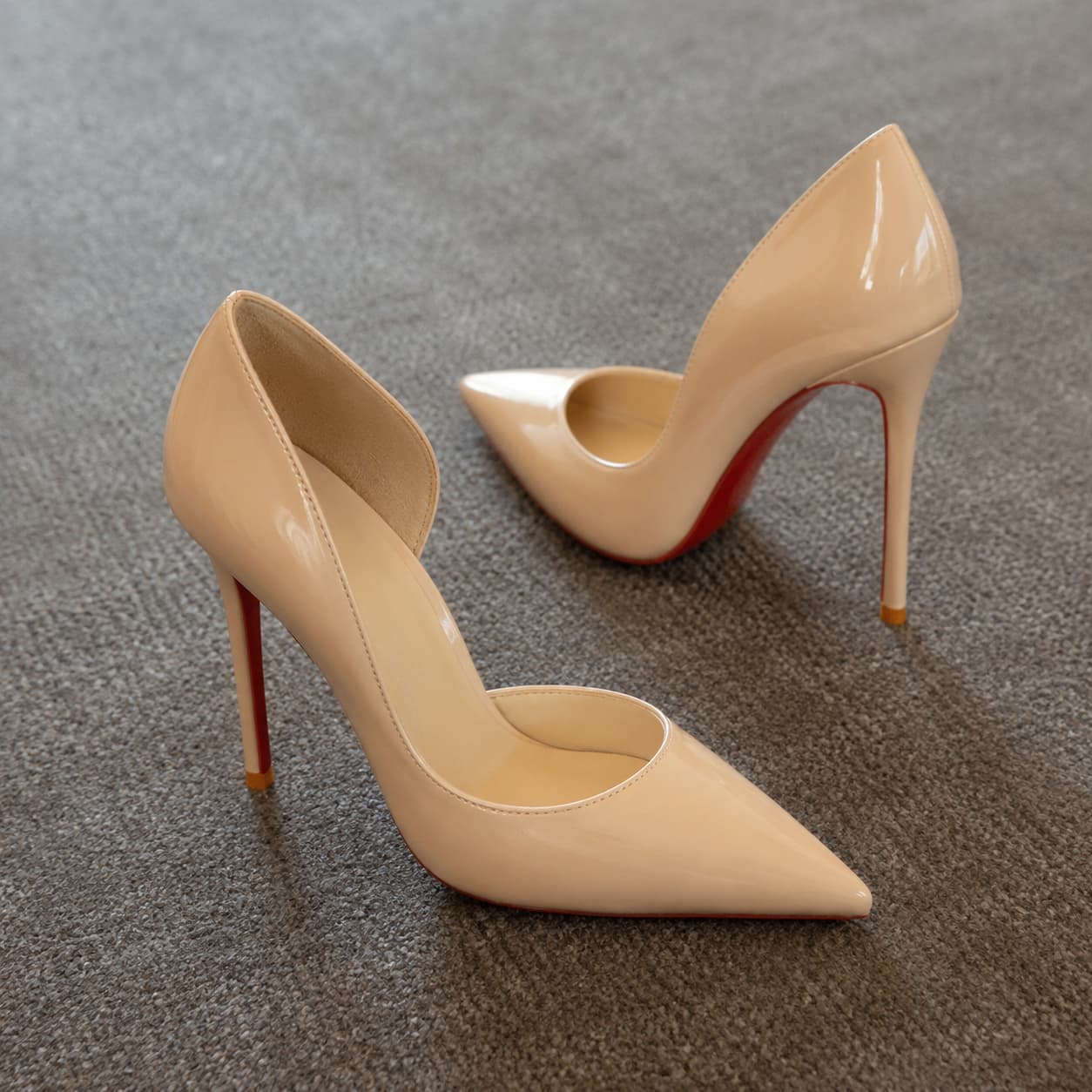 Patent Pointed Toe Stiletto Pumps Slip On High Heels Shoes 936237414895