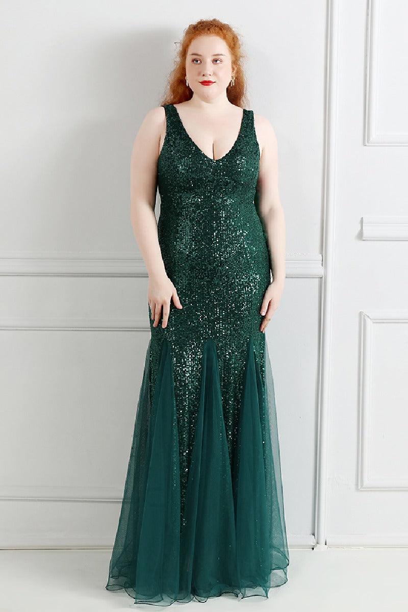 Trumpet-Mermaid Floor Length Evening Dress 647041333367 - COCOMELODY