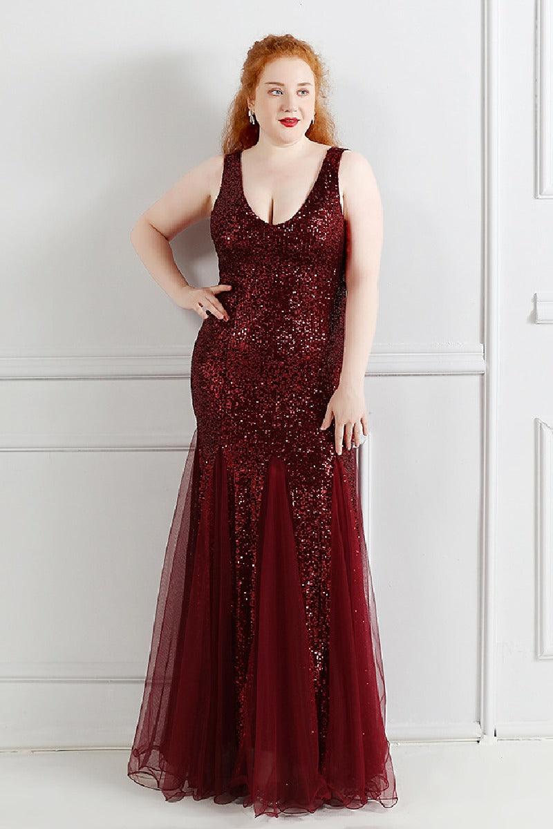 Trumpet-Mermaid Floor Length Evening Dress 647041333367 - COCOMELODY