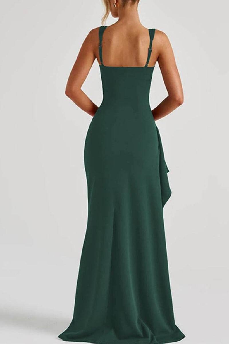 Sheath-Column Sweep-Brush Train Polyester Formal Evening Dresses B0F4DKFMQR - COCOMELODY