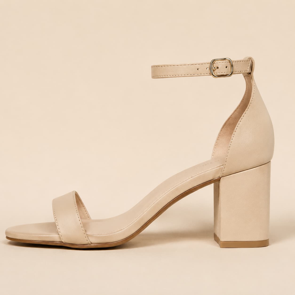Suede Open Toe Block Heel Sandals Ankle Strap Elegant Design Shoes 712879946993