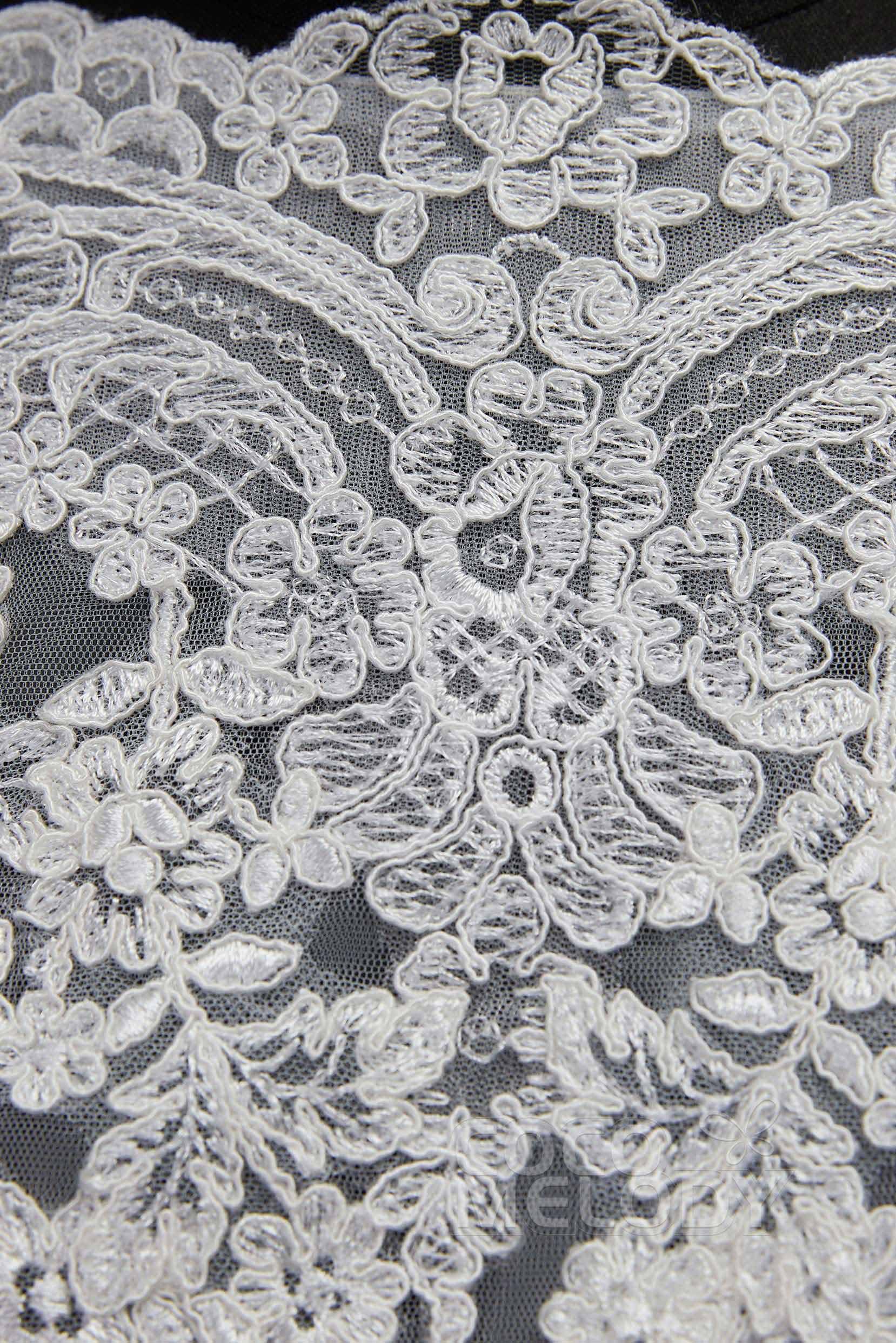 Timeless Ivory Lace Cap Sleeve Wedding Wrap CX0015003 - COCOMELODY