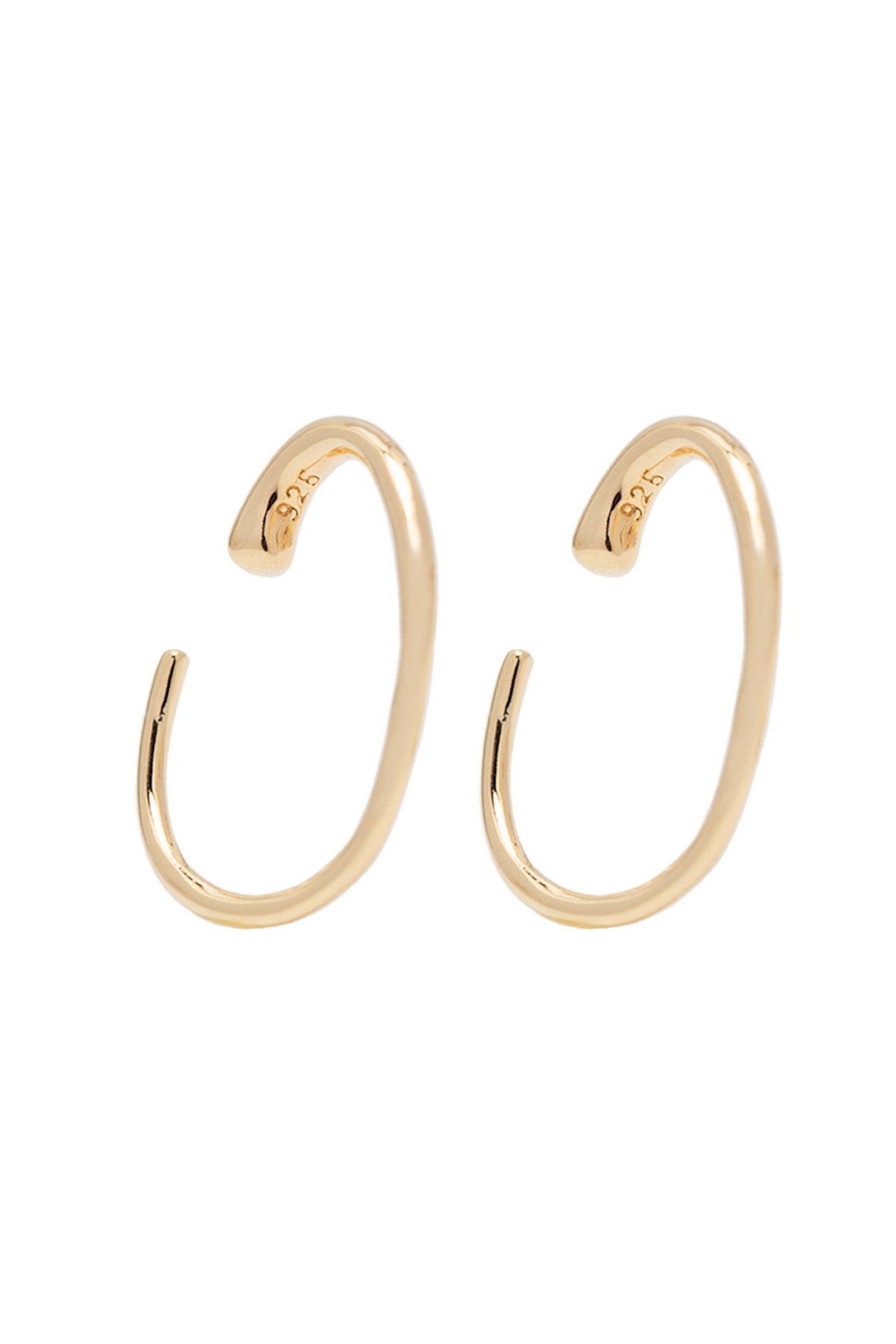 Yellow Gold Plated Earrings CE0100 - COCOMELODY