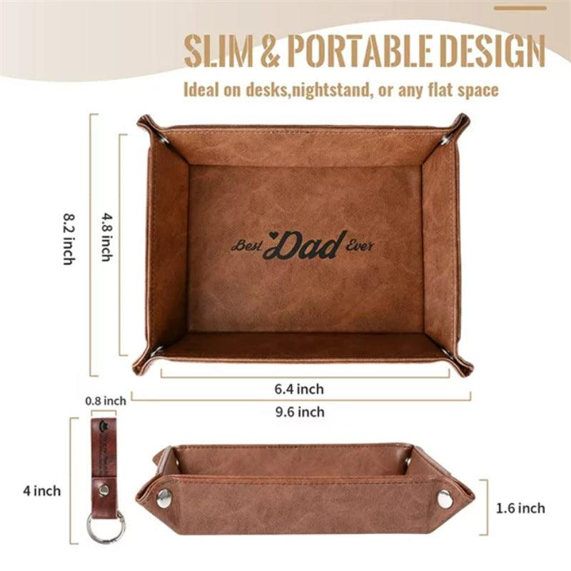 Key tray decorative home corner folding tray 765253368102 - COCOMELODY