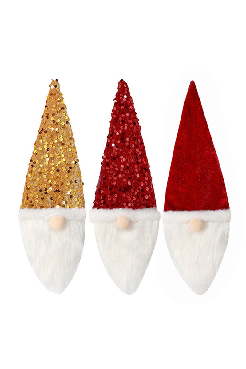 Christmas decorations sequin faceless doll bottle sleeve party 844089687689 - COCOMELODY