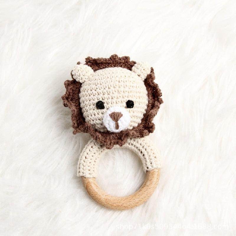 Baby gnawing cotton wood ring to soothe 800392361599 - COCOMELODY