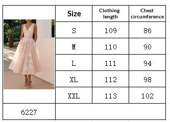 A-Line Tea Length Lace Wedding Guest Dress 936977177647
