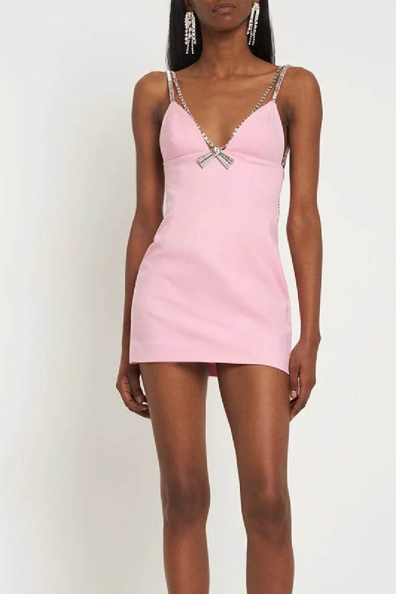 Sheath-Column Mini Polyester Cocktia Wedding Guest Dresses 726062584434 - COCOMELODY