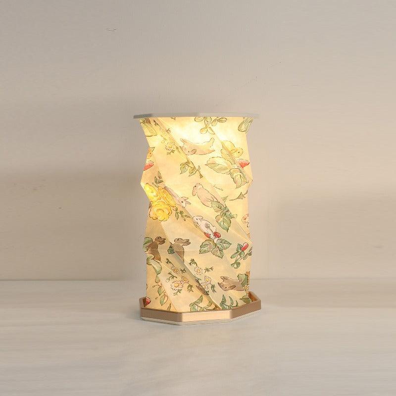 Book light gift Folding ambience rotating lantern creative gift 705325213451 - COCOMELODY