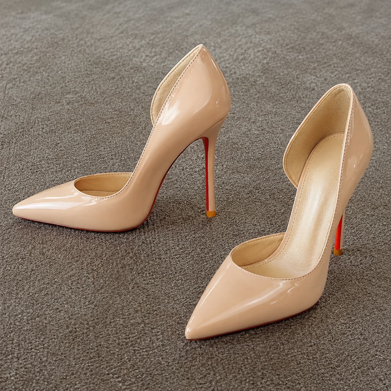 Patent Pointed Toe Stiletto Pumps Slip On High Heels Shoes 936237414895