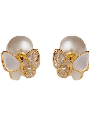 Temperament Simple Metal Petal Earrings 753505809100 - COCOMELODY