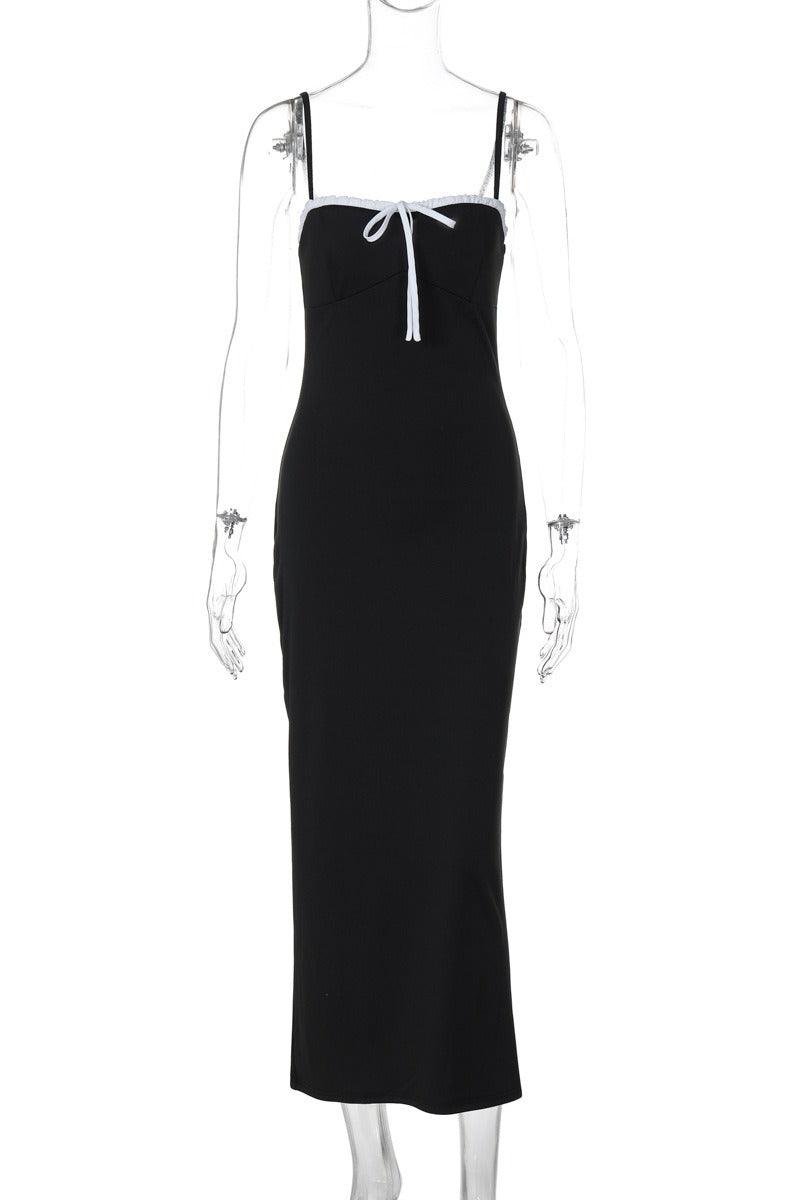 Slim-fit halter cocktail dress 806071137472