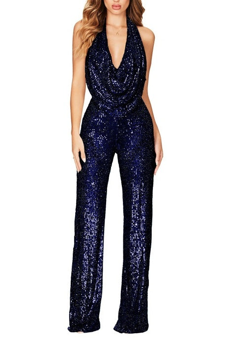 Jumpsuit Maxi Sequins Formal Evening Dresses 678030856246
