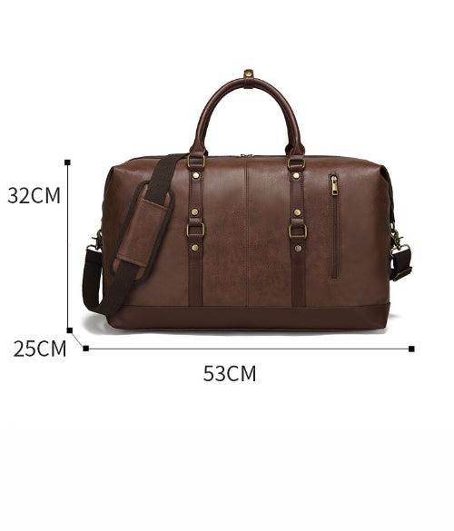 Business style solid color travel bag outdoor shoulder 661241140419 - COCOMELODY