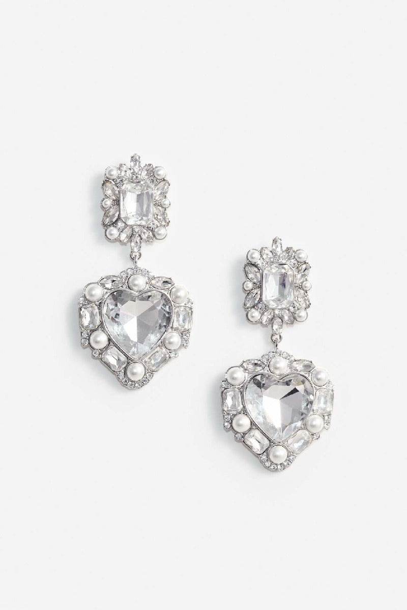 Luxurious Rhinestone Drop Earrings 909483031394 - COCOMELODY