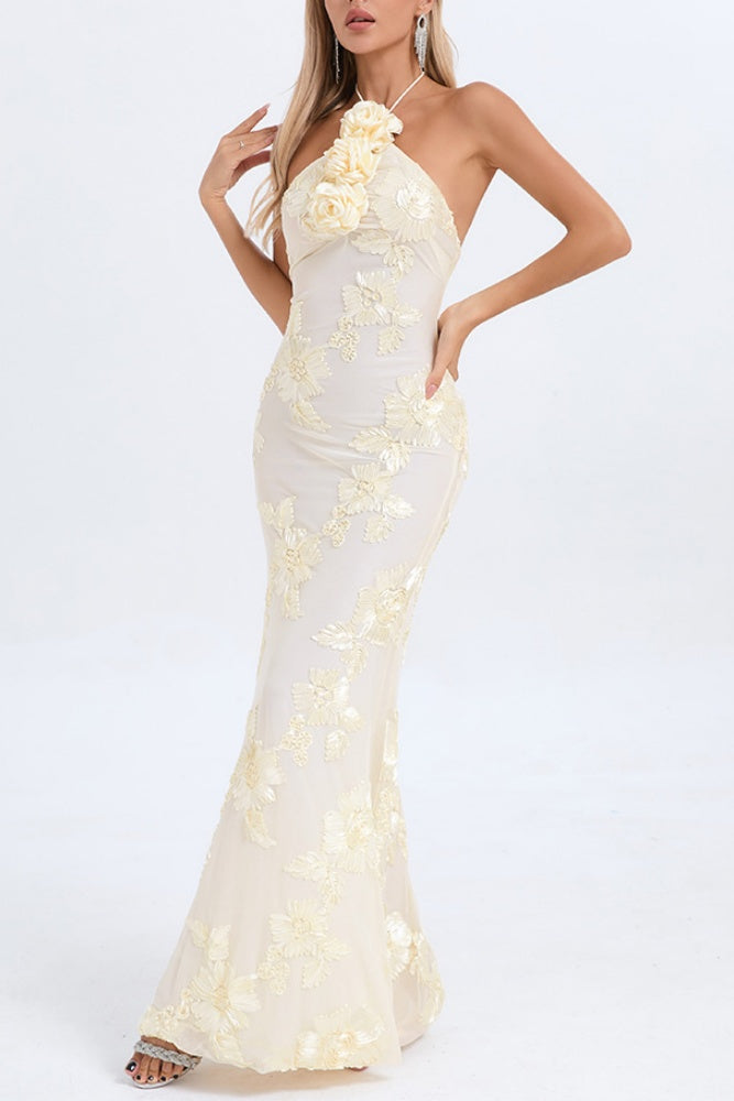 Mermaid Maxi Lace Fromal Evening Dresses 819603785041