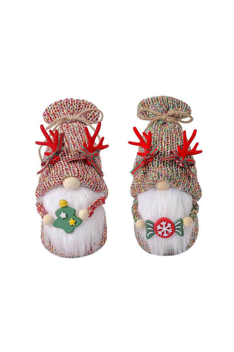 Christmas tree faceless doll knitted plush candy dwarf doll adornment 717301380688 - COCOMELODY