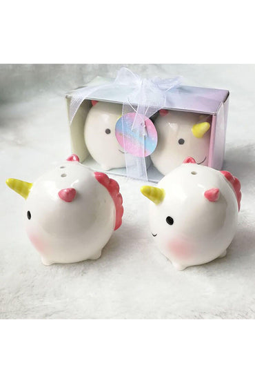 Unicorn Salt Pepper Shakers Set Baby Shower Favors Birthday Party Favors (Set of 6 pcs) - COCOMELODY