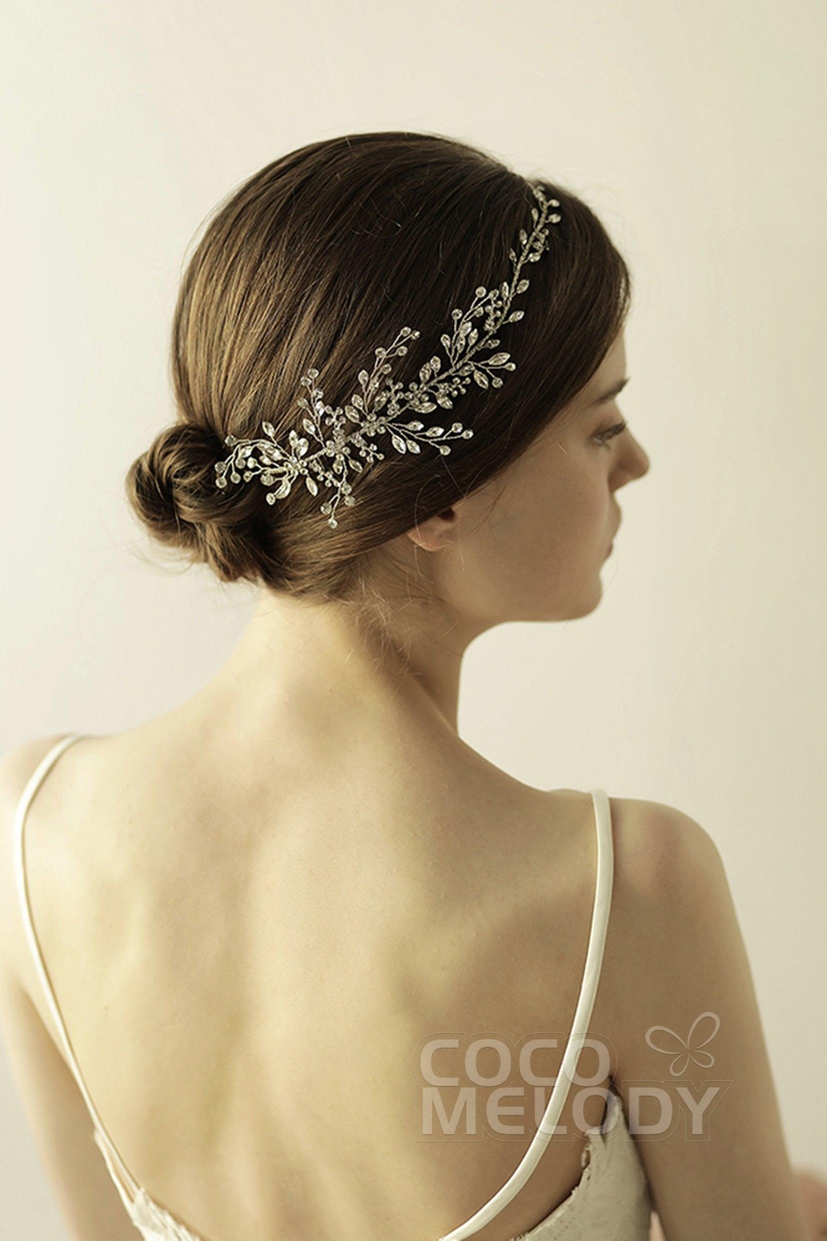 Alloy Headbands with Rhinestone CH0307 - COCOMELODY