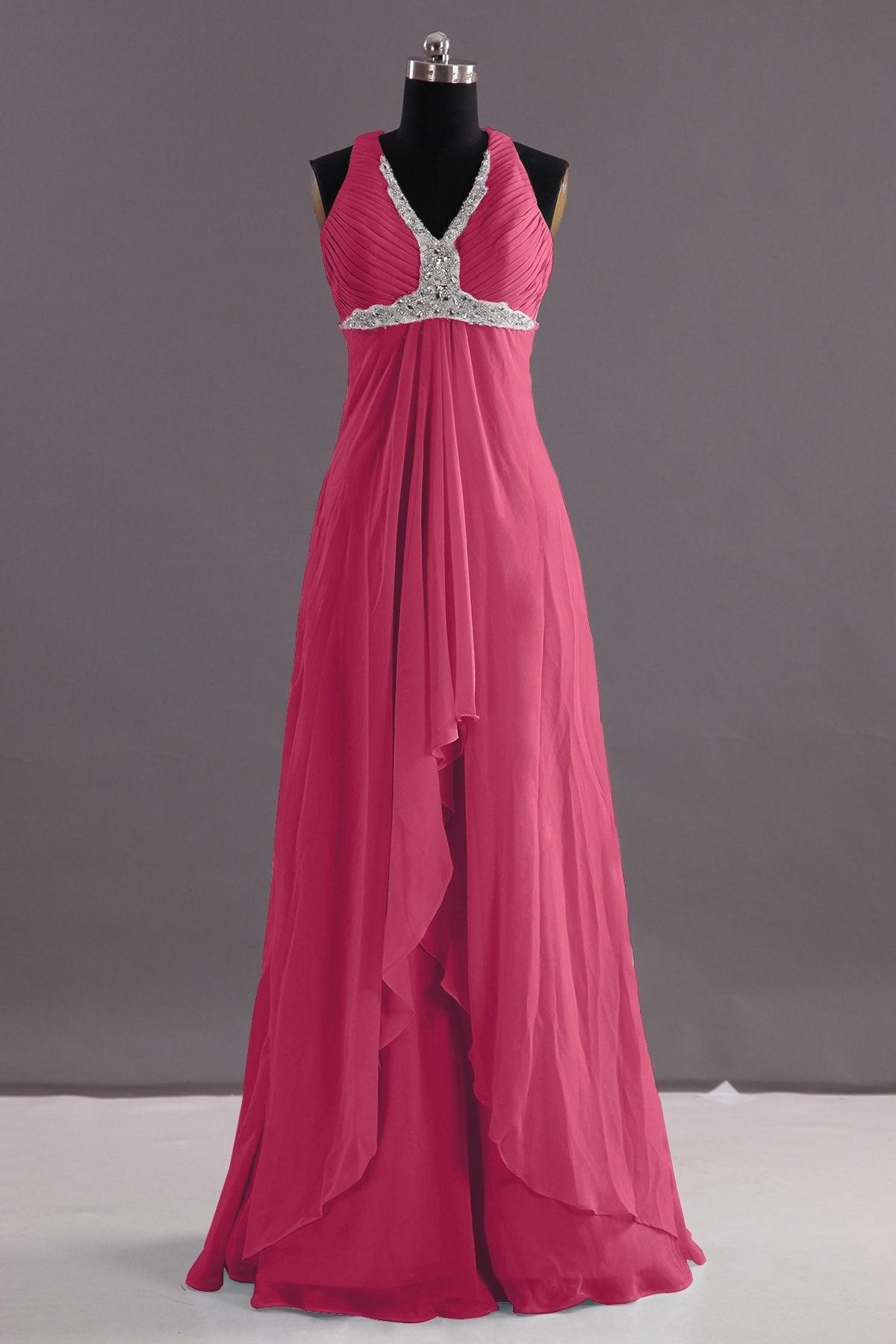 COCOMELODY Sheath-Column Floor Length Chiffon Evening Dress COEF14001 