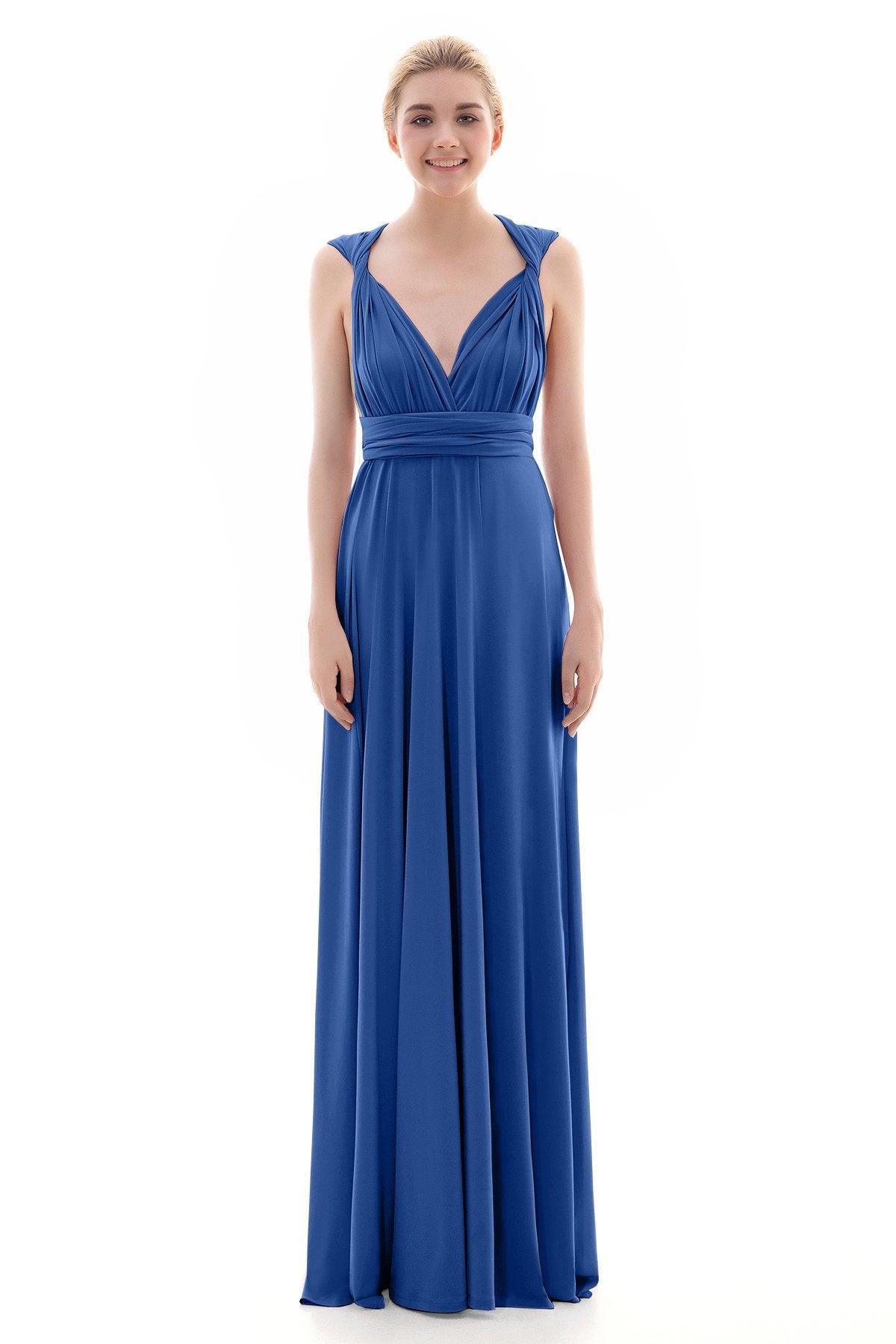 Sheath Floor Length Knitted Bridesmaid Dress COEF16001PS - COCOMELODY