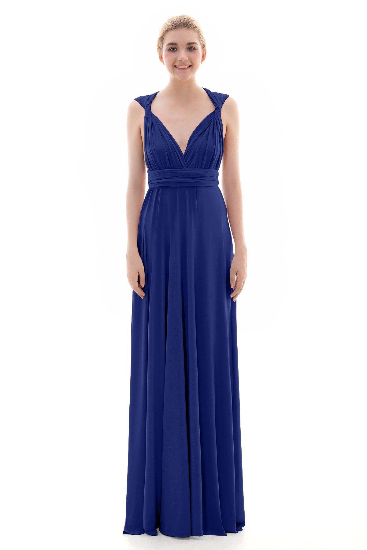 Sheath Floor Length Knitted Bridesmaid Dress COEF16001PS - COCOMELODY