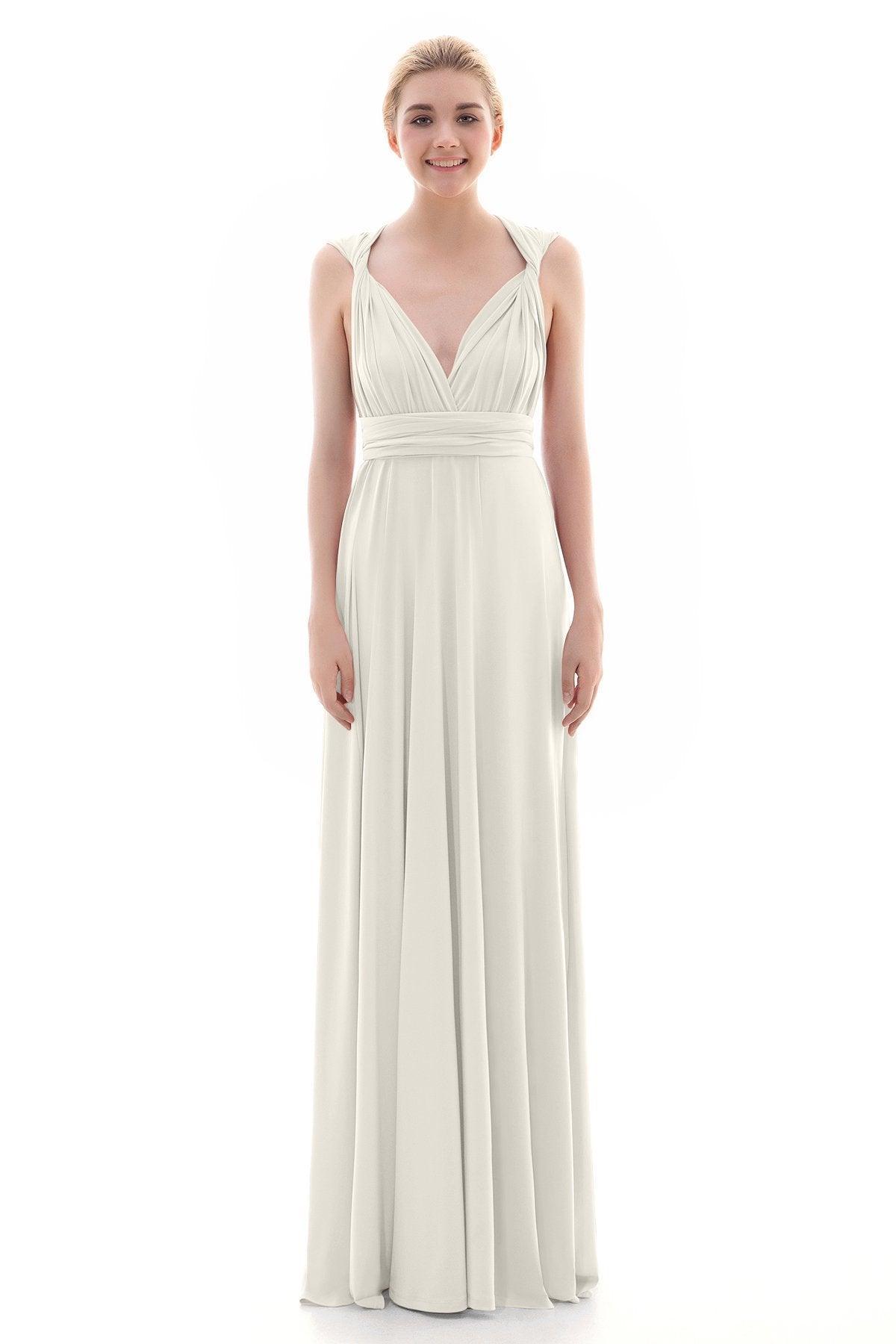 Sheath Floor Length Knitted Bridesmaid Dress COEF16001PS - COCOMELODY