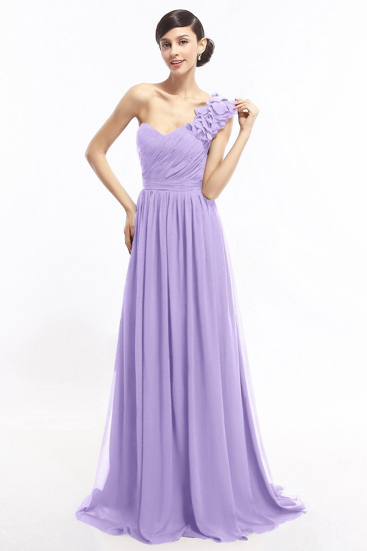 Sheath Sweep-Brush Train Chiffon Evening Dresses COLT14007 - COCOMELODY