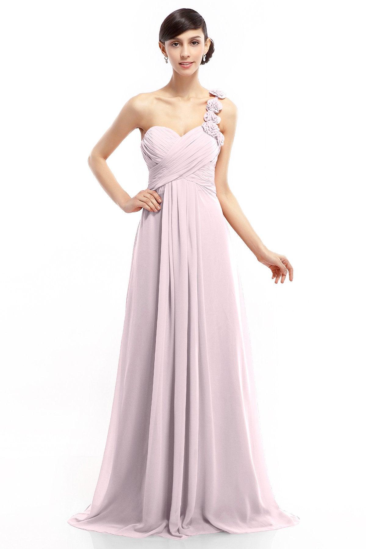 Sheath-Column Floor Length Chiffon Dresses COLT14017 - COCOMELODY