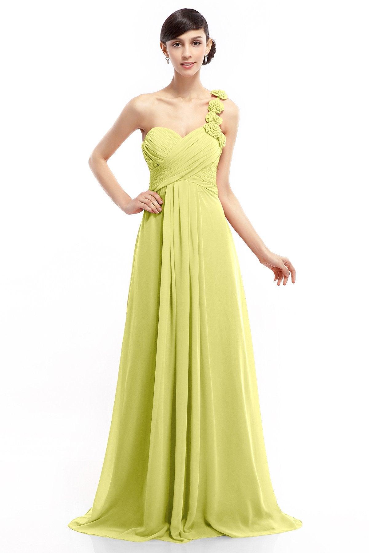Sheath-Column Floor Length Chiffon Dresses COLT14017 - COCOMELODY