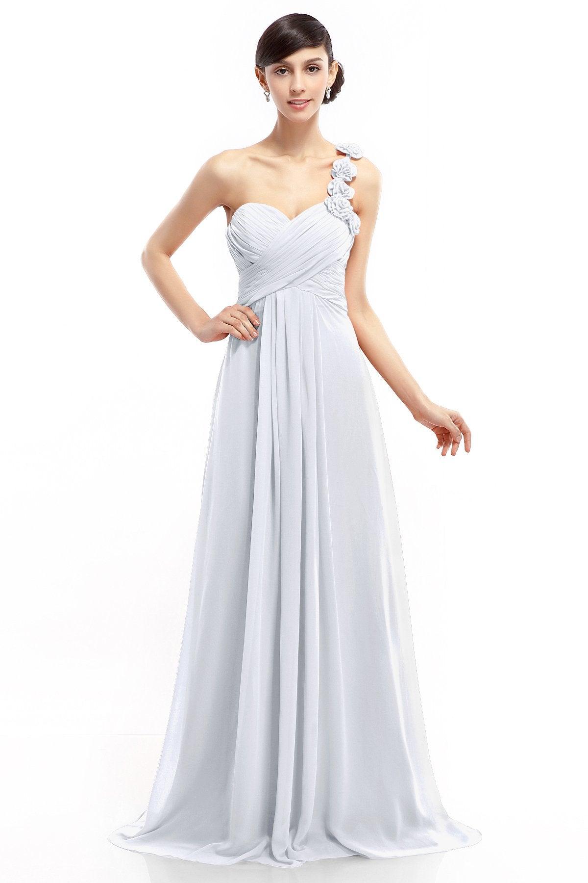 Sheath-Column Floor Length Chiffon Dresses COLT14017 - COCOMELODY